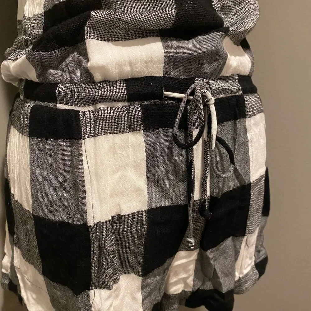 Anthropologie Cloth & Stone checkered gingham romper - Picture 8 of 15